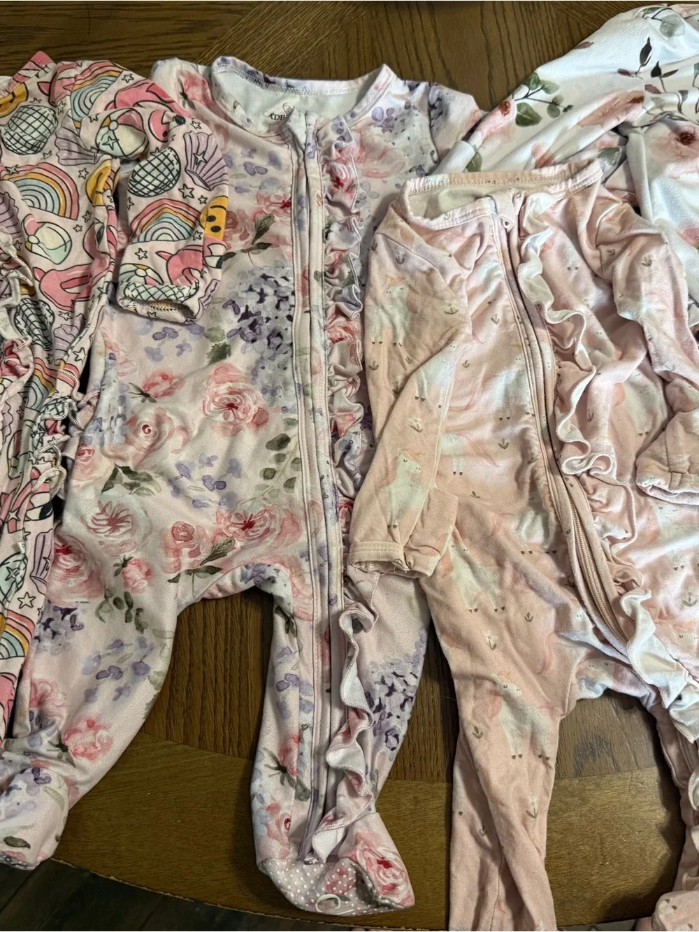 0-3 caden lane baby pajamas 6pc